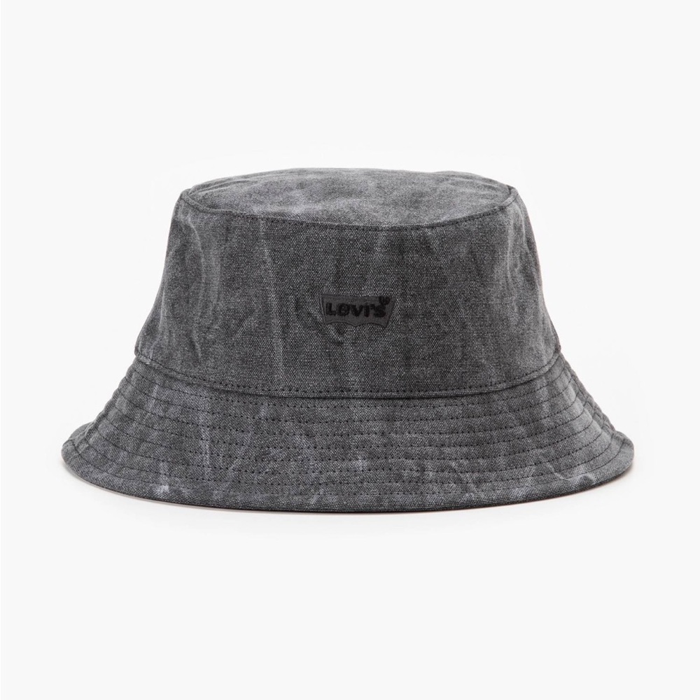 New without Tags Levi's Charcoal Marble Canvas Bucket Hat